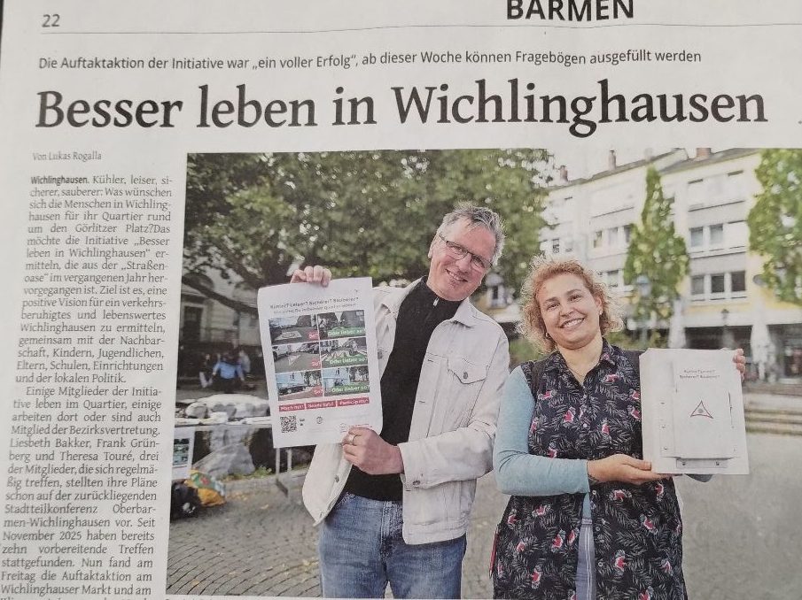 Bild zum Beitrag Westdeutsche Zeitung berichtet ausführlich über die Hintergründe und Motive unserer Initiative